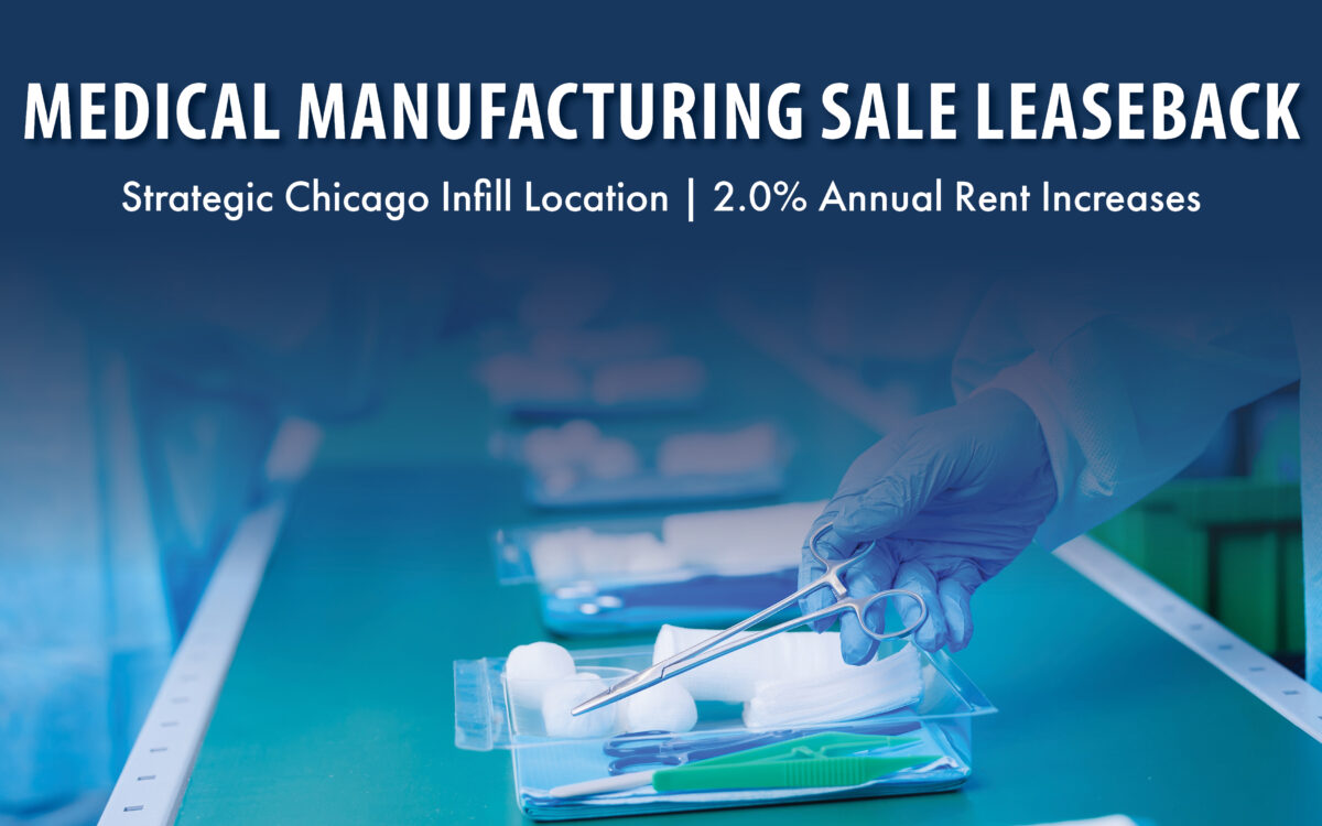 Medical Manufacturing Sale Leaseback STREAM Capital Partners