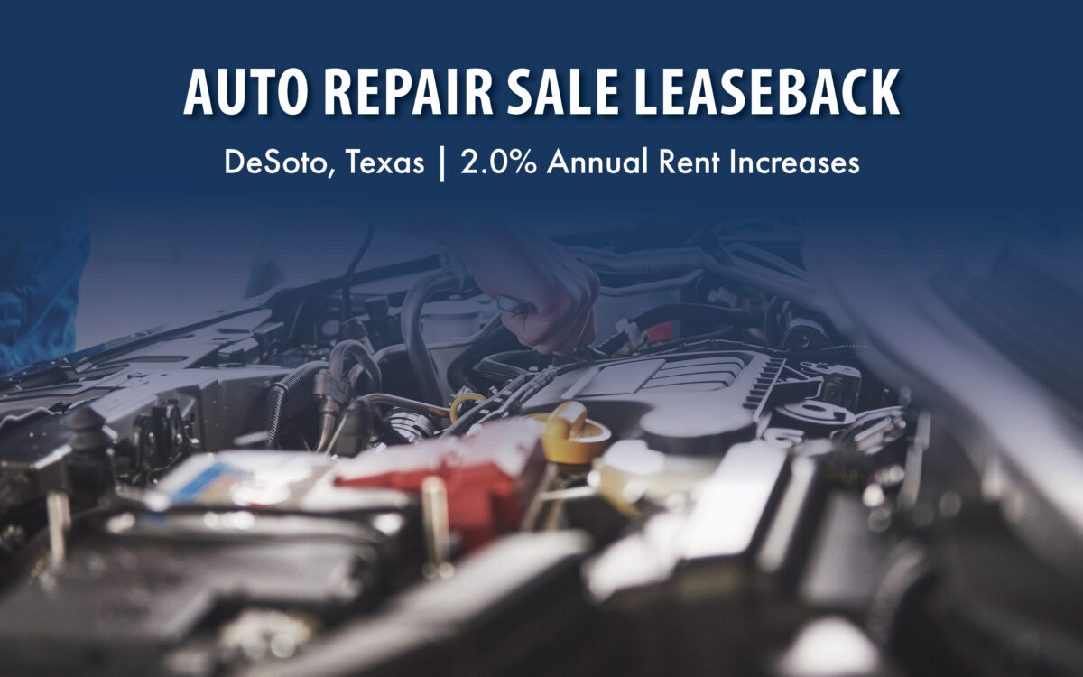 Auto Repair Sale Leaseback