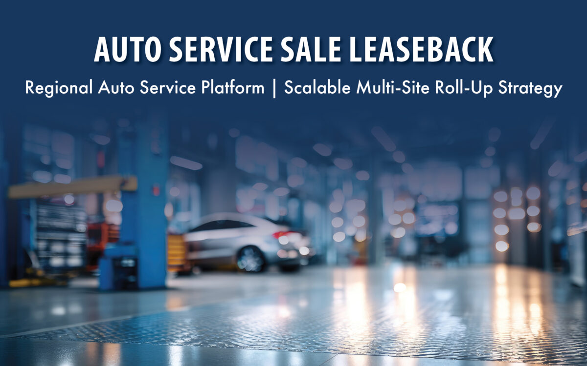 auto service sale leaseback stream capital partners